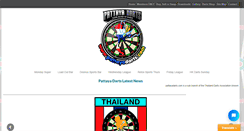 Desktop Screenshot of pattayadarts.com
